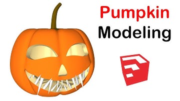 Halloween Pumpkin Modeling in SketchUp - TutorialsUp