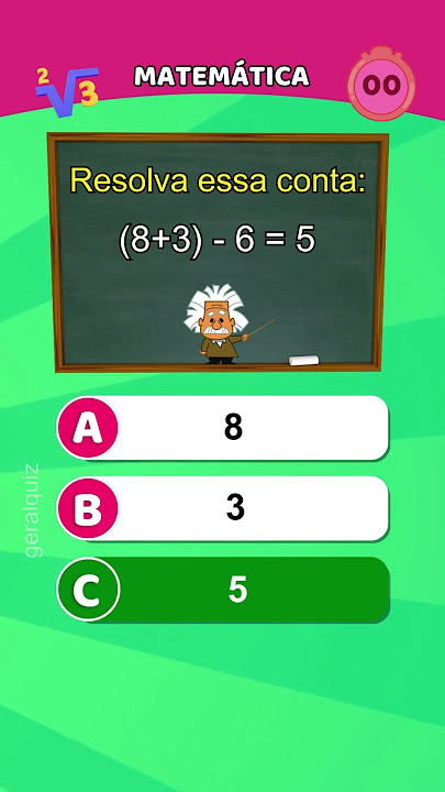 ➥ Quiz de Matemática Básica Com Operações #4  Quiz Virtual [SE ACERTAR  TODAS VC É UM GÊNIO?] 