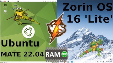 Ubuntu Mate 22.04 vs Zorin OS 16 Lite: RAM Usage