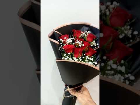 باقة ورد طبيعي 