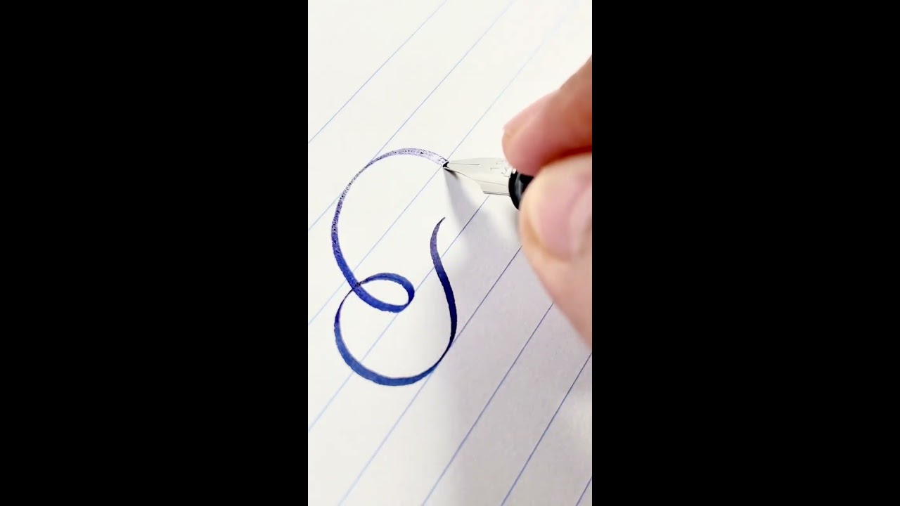  R Calligraphy Cursive Calligraphyart Relaxing Visual Fountainpen