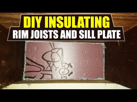 How To Insulate Exterior Sill Plate?