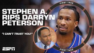 'No team in hell should draft Darryn Peterson No. 1!' 🗣️ - Stephen A. | First Take
