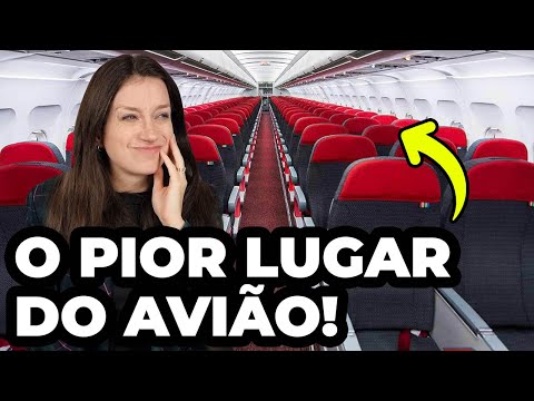 NÃO SENTE NO FUNDO DO AVIÃO!  Os piores e melhores assentos classe econômica 2023