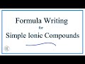 Mastering Ionic Compound Formulas Through Charge Balancing Techniques