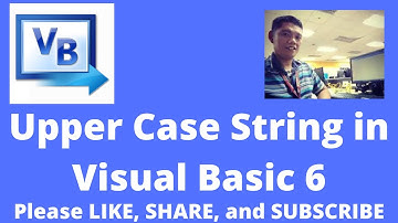 Upper Case String in Visual Basic 6