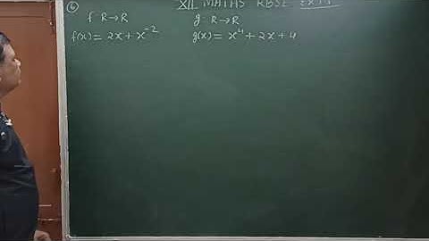 Composite function, संयुक्त फलन #class 12 #rbse exercise 1.1 questions 6 &7