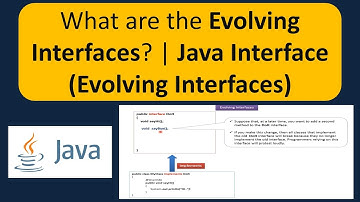 What are the Evolving Interfaces? | Java Interface (Evolving Interfaces) | Java Tutorial