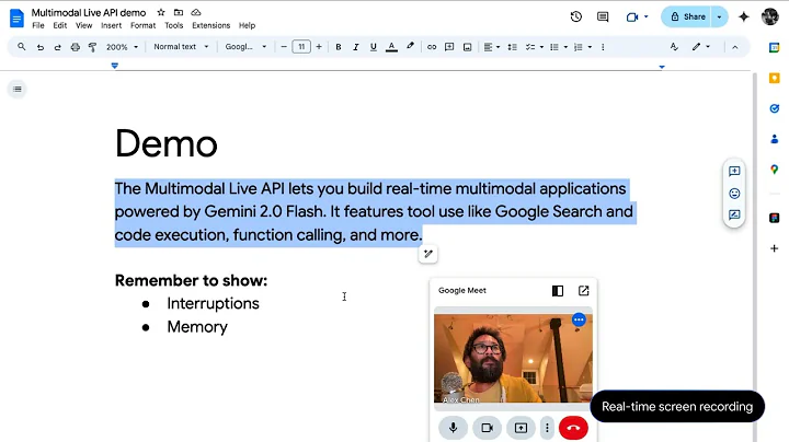 Building with Gemini 2.0: Multimodal live streaming