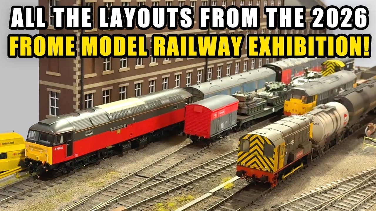 Основные моменты выставки моделей железных дорог в Фриме, организованной Ассоциацией клубов любит...