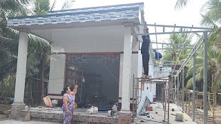 Hơn Một Tháng Trời Xây Dựng Cuối Cùng Căn Nhà Cũng Đã Sắp Xong | TKQ & Family T2369