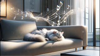 Deep Relaxation Music for Cats with Cat Purring Sounds  Relieve stress and negative energy