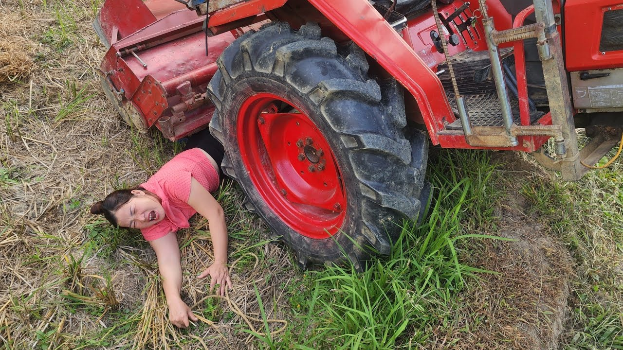 VideoFull: Beautiful Vietnamese rural girl repairs and drives a plow ...