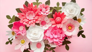 How to Make 6 Different Felt Flowers