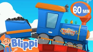 I Like Trains | BLIPPI | Educational Songs For Kids