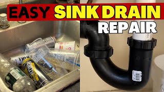 One Hour Kitchen Sink Repair with a SIMPLE Drain FIX