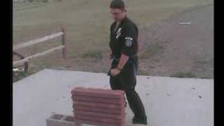 Art Bailey Breaking 7 Bricks