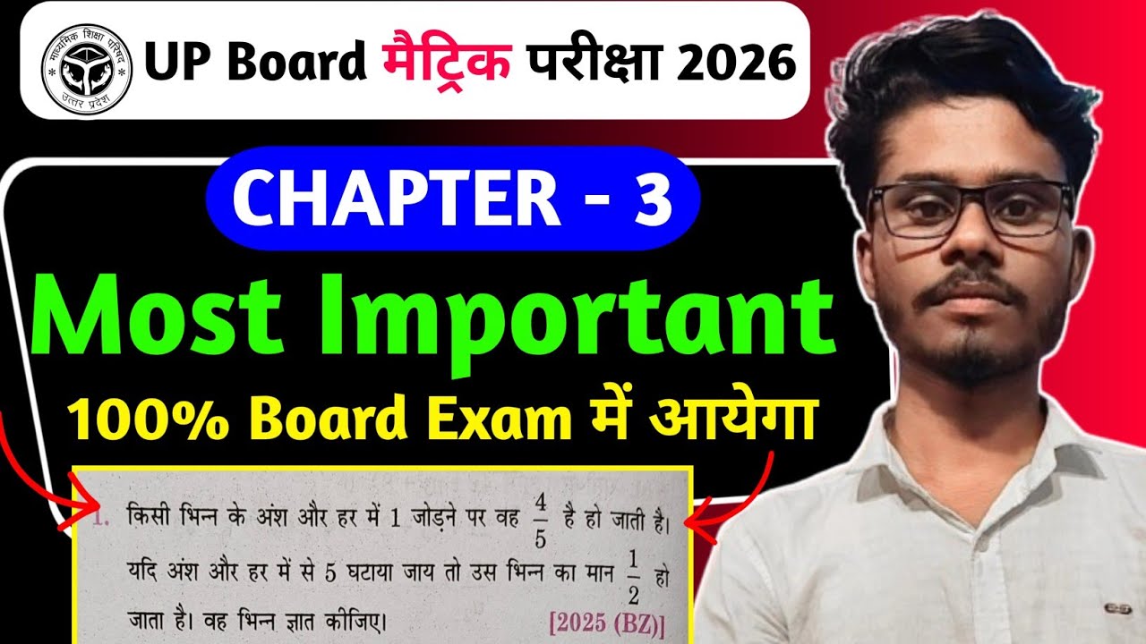 Class 10 Maths Most Important Questions 2026 | Up Board Exam | Chapter Wise Important Questions |