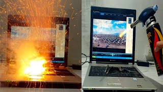 Killing Laptop | GasTorch vs Laptop