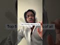 my opinion I prolly forgot sum what’s yall top5 tho ? #fyp #femalerappers #top5