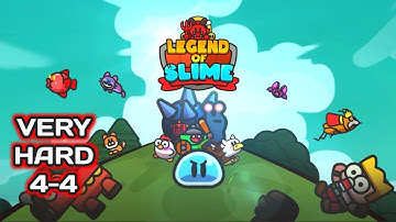 Legend of Slime : IDLE RPG - Gameplay Walkthrough Stage VERY HARD 4-4