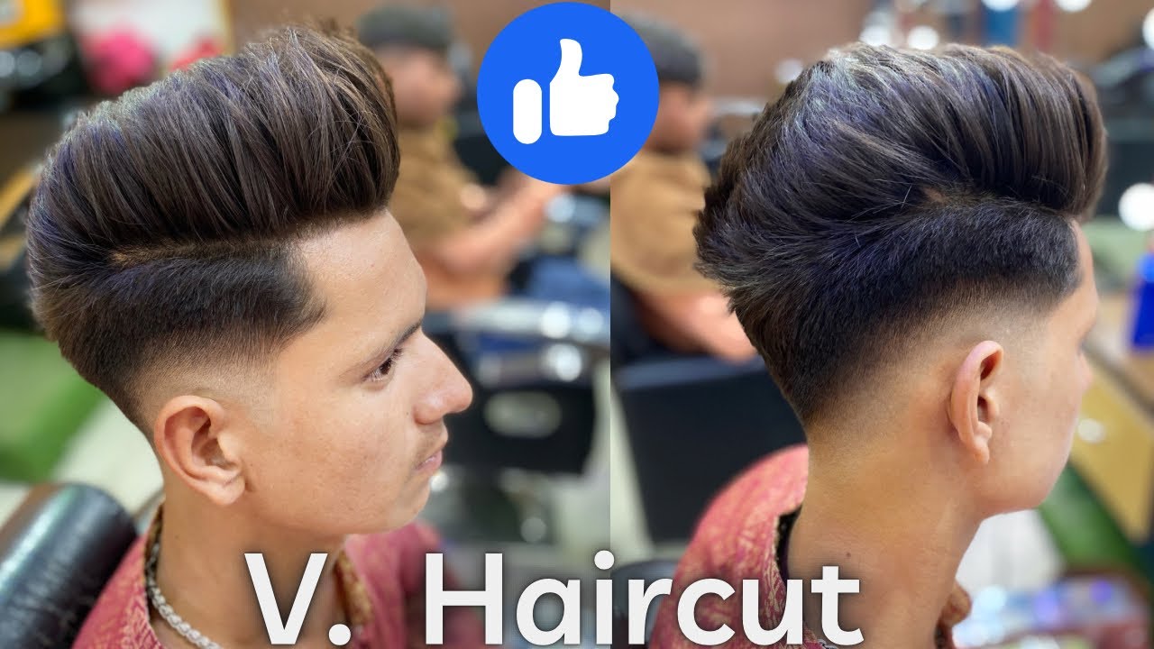 V shaped midd fade quiff hairstyle... - Barbur's Barber Shop | Facebook