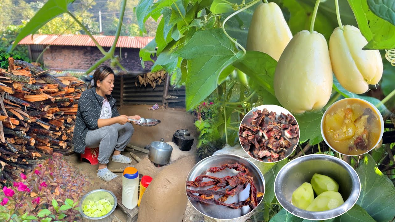 The Morning Life of Eastern Nepal Village | Organic Food Cooking | Simple Village Life | BijayaLimbu