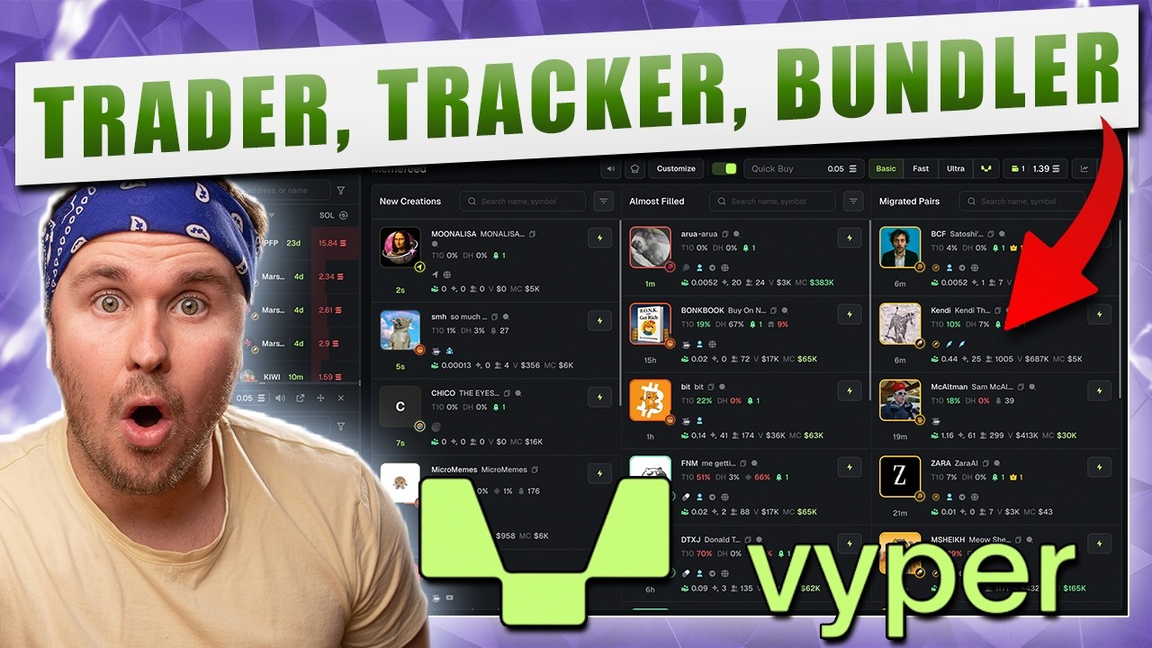 BEST New Memecoin Terminal (With FREE Token Launcher) | VYPER