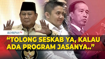 Saat Prabowo Tegur Teddy Hadirkan Jokowi di Peresmian Program Libatkan Jasa Pemerintah Sebelumnya