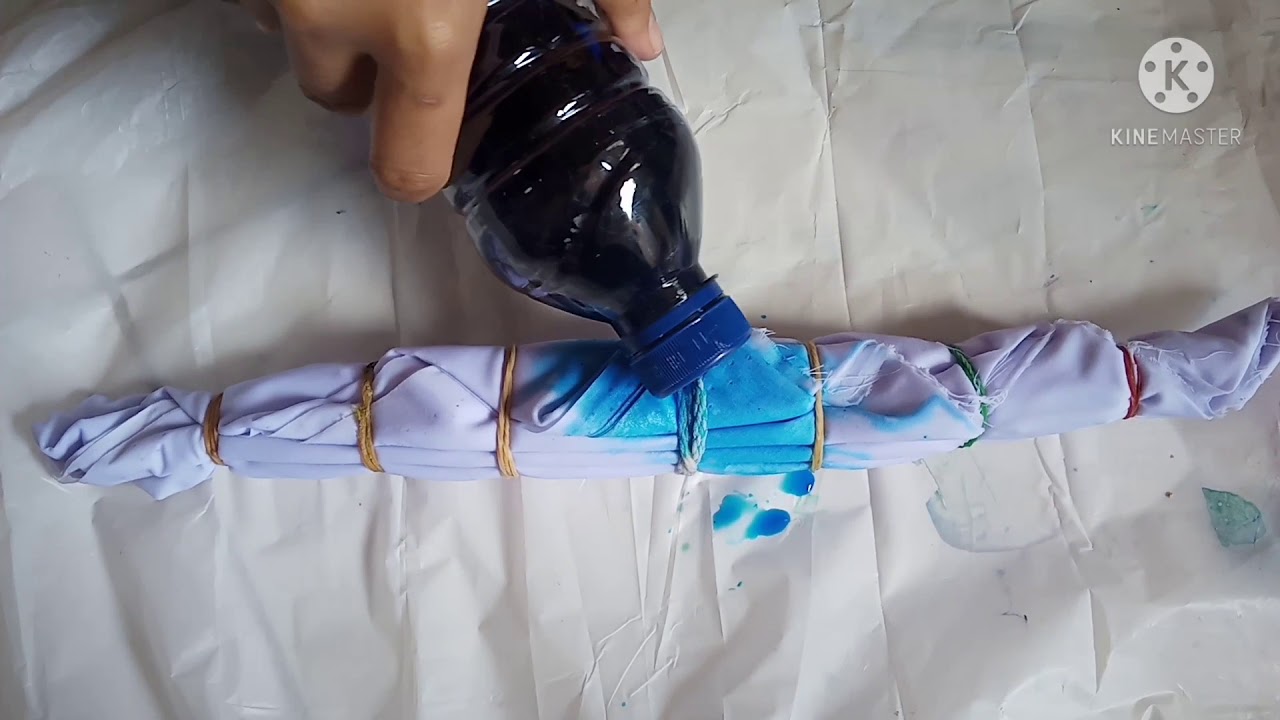 membuat taplak meja batik jumputan