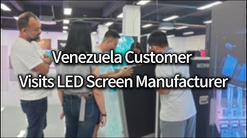 Customer From Venezuela Visitd EagerLED LED Display Factory | Purchase LED Rental Screen