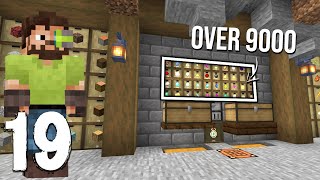 I built a new storage system!  Episode 19  Minecraft Modded (Vault Hunters)