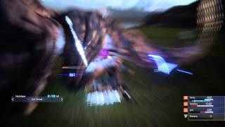 FINAL FANTASY XV EPISODE DUSCAE - Behemoth Fight (1st Attempt)