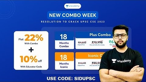 Get 32% Off on 18th Month Combo Subscription | Code - SIDUPSC | Crack UPSC CSE 2023