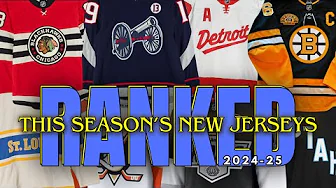 The 2024-25 Season's New NHL Jerseys RANKED