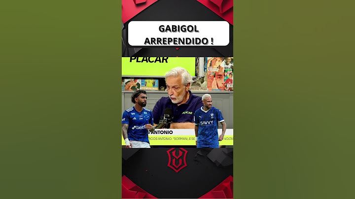GABIGOL ARREPENDIDO DE TER ASSINADO COM O CRUZEIRO !