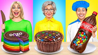 Eu vs Minha Vó No Desafio De Culinária | Deliciosos Truques de Cozinha por Trend DO Challenge