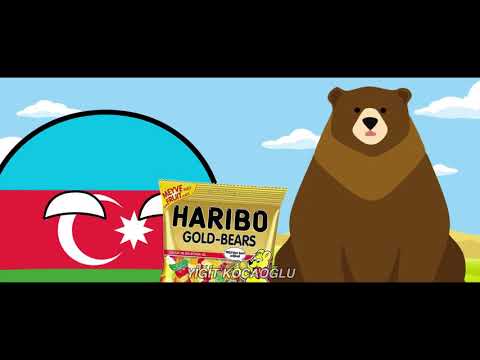 Azerice Haribo Reklamı | COUNTRYBALLS