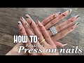 HOW TO APPLY PRESS ON NAILS | TIPS + TRICKS | AMAZON PRESS ON NAILS | SELF CARE SATURDAY