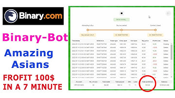 Amazing Asians Binary Bot | Binary.com | Binary Option Strategy | PROFIT 1000$ IN 7 A MINUTE