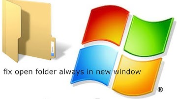 Fix open each folder always in new window