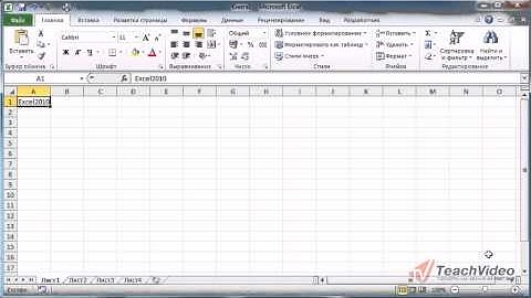 Ввод данных в Microsoft Office Excel 2010 (11/50)