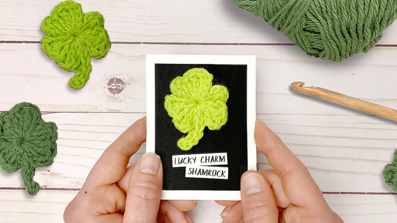 Crochet a Shamrock Brooch: Free Class for Beginners