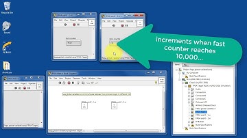LabVIEW code: Global variable (FPGA) (expected results)