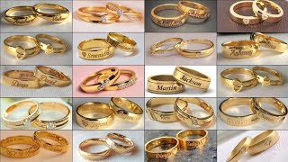 💍❤Wedding/Engagement Couple Ring Designs| Beautiful Engagement Couple Ring Designs With Names😍|