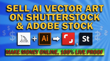 Make Money Online | Create Vector with Midjourney Ai and Sell on Shutterstock | Adobe Stock