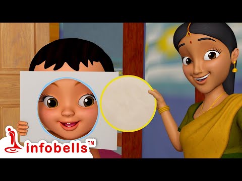 Mummy Ki Roti Gol Gol         Hindi Rhymes for Children  Infobells