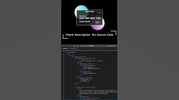 Debit card in #html and #css || #shorts #viralvideo #coding #shortvideo #music