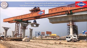 Box Segment Erection By Overhead Launching method