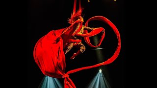 'FUZION' Aerial Silks FULL Performance MIZUKI SHINAGAWA 2022 Cirque Du Soleil シルクドゥソレイユ エアリアル シルク